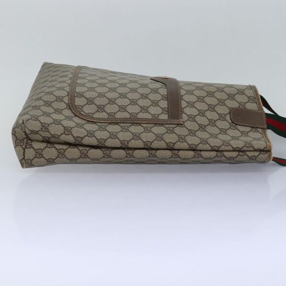Gucci Sherry Beige Canvas Tote Bag (Pre-Owned) - Picture 10 of 16